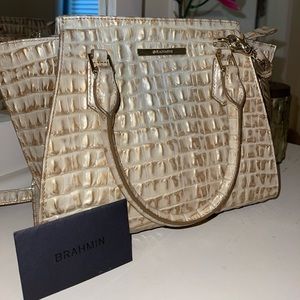 Brahmin Side Purse - Gold, Neutral